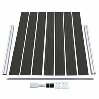 Schuttingpaneel 180x146 cm HKC zwart 4