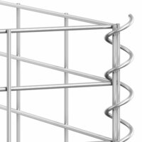 Schanskorf plantenbakken 3 st verhoogd 30x30x100 cm ijzer 5