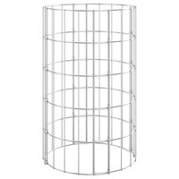 Gabion paal rond &Oslash;30x50 cm gegalvaniseerd staal 2