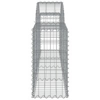 Schanskorf gewelfd 200x30x60/80 cm gegalvaniseerd ijzer 4