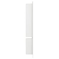 Douchenis met 2 vakken 41x69x9 cm hoogglans wit 3