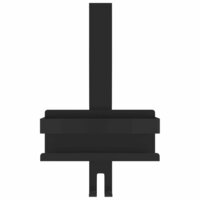 Doucherekje hangend geborsteld 304 roestvrij staal matzwart 4