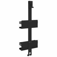 Doucherekje hangend geborsteld 304 roestvrij staal matzwart 6