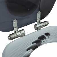 Toiletbril met soft-close deksel stenen MDF 8