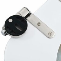 Toiletbril met soft-close deksel kiezelstenen MDF 7