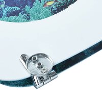 Toiletbril met deksel diepzee MDF 9