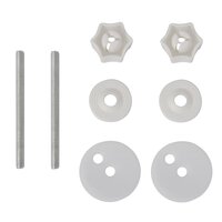 Toiletbril met soft-closedeksel 2 st MDF zwart 8