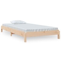 Bed stapelbaar 90x190 cm massief grenenhout 2