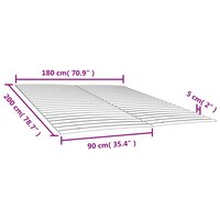 Lattenbodems 2 st met 48 latten 90x200 cm 6