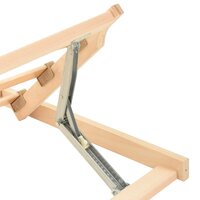 Lattenbodem met 13 latten en verstelbaar hoofdeinde 70x200 cm 7