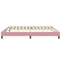 Boxspring zonder matras fluweel roze 200x210 cm 6