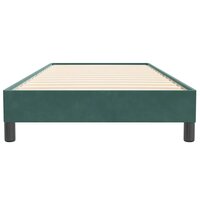 Boxspring zonder matras fluweel donkergroen 80x220 cm 5