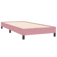 Boxspring zonder matras fluweel roze 80x220 cm 7