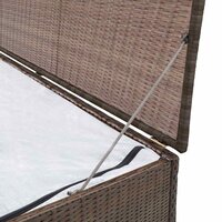 Tuinbox 120x50x60 cm poly rattan bruin 3