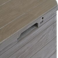 Opbergbox voor in de tuin 90 L bruin 5