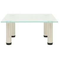 Tv-meubel 40x35x17 cm gehard glas mat 2