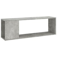 Tv-meubel 100x24x32 cm bewerkt hout betongrijs 2