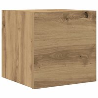 Tv-wandmeubel 30,5x30x30 cm artisanaal eikenkleurig 2