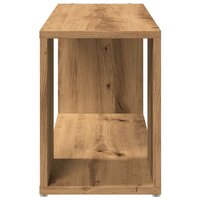 Tv-meubel 80x24x32cm bewerkt hout artisanaal eikenkleur 6