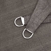 Zonnezeil 160 g/m&sup2; 2x3 m HDPE antracietkleurig 6