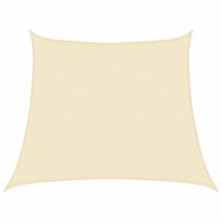 Zonnezeil 160 g/m&sup2; 3/4x3 m HDPE cr&egrave;mekleurig 2