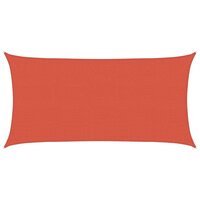 Zonnezeil 160 g/m&sup2; 2x3,5 m HDPE terracottakleurig 2