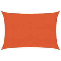 Zonnezeil 160 g/m&sup2; 2,5x3,5 m HDPE oranje 2