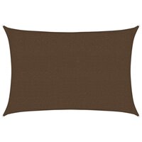 Zonnezeil 160 g/m&sup2; 2,5x4 m HDPE bruin 2