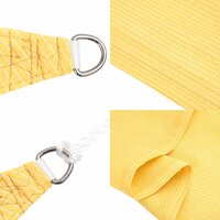 Zonnescherm HDPE vierkant 2x2 m beige 7