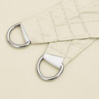 Zonnescherm vierkant 2x2 m oxford stof cr&egrave;mekleurig 5