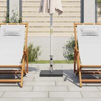 Parasolvoet vierkant 28,5 kg graniet zwart 3