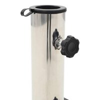 Parasolvoet vierkant 28,5 kg graniet zwart 4