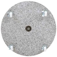 Parasolvoet rond 30 kg graniet grijs 5