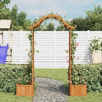 Pergola met plantenbak massief vurenhout 3
