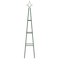 Plantenklimrekken 2 st 35x35x195 cm ijzer donkergroen  2