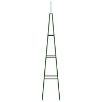 Plantenklimrekken 2 st 35x35x195 cm ijzer donkergroen  3