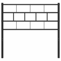 Hoofdbord 75 cm metaal zwart 3