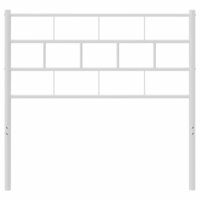 Hoofdbord 75 cm metaal wit 3