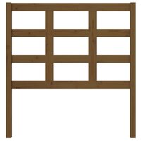 Hoofdbord 95,5x4x100 cm massief grenenhout honingbruin 3