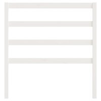 Hoofdbord 95x4x100 cm massief grenenhout wit 4