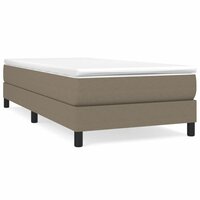 Bedframe zonder matras 90x190 cm stof taupe 2