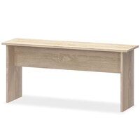 Eettafel en banken 3 st bewerkt hout eikenkleurig 4