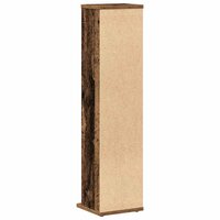 Cd-kast 21x20x88 cm bewerkt hout oud houtkleurig 6