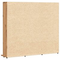 Cd-kast 100x23x89,5 cm bewerkt hout artisanaal eikenkleurig 6