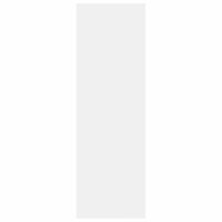 Boekenkast 40x24x75 cm bewerkt hout wit 5