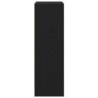 Boekenkast 40x24x76 cm spaanplaat zwart eikenkleurig 6