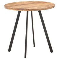 Eettafel 80 cm massief acaciahout 5