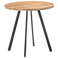Eettafel 80 cm massief acaciahout 6