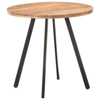 Eettafel 80 cm massief acaciahout 8