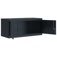Archiefkast 90x40x145 cm staal antracietkleurig 5